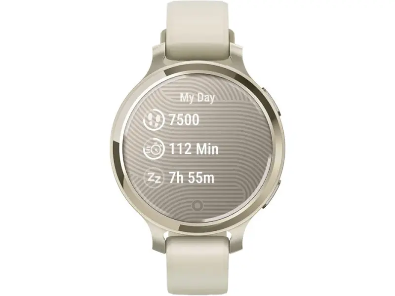 Смарт-годинник Garmin Lily 2 Active Lunar Gold with Bone Silicone Band (010-02891-00) - фото 5