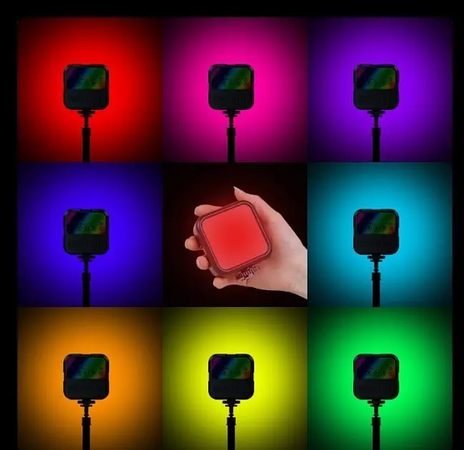 Студійна LED лампа WL-R1,23000-7000K, освітлення для зйомки, RGB підсвічування - фото 6