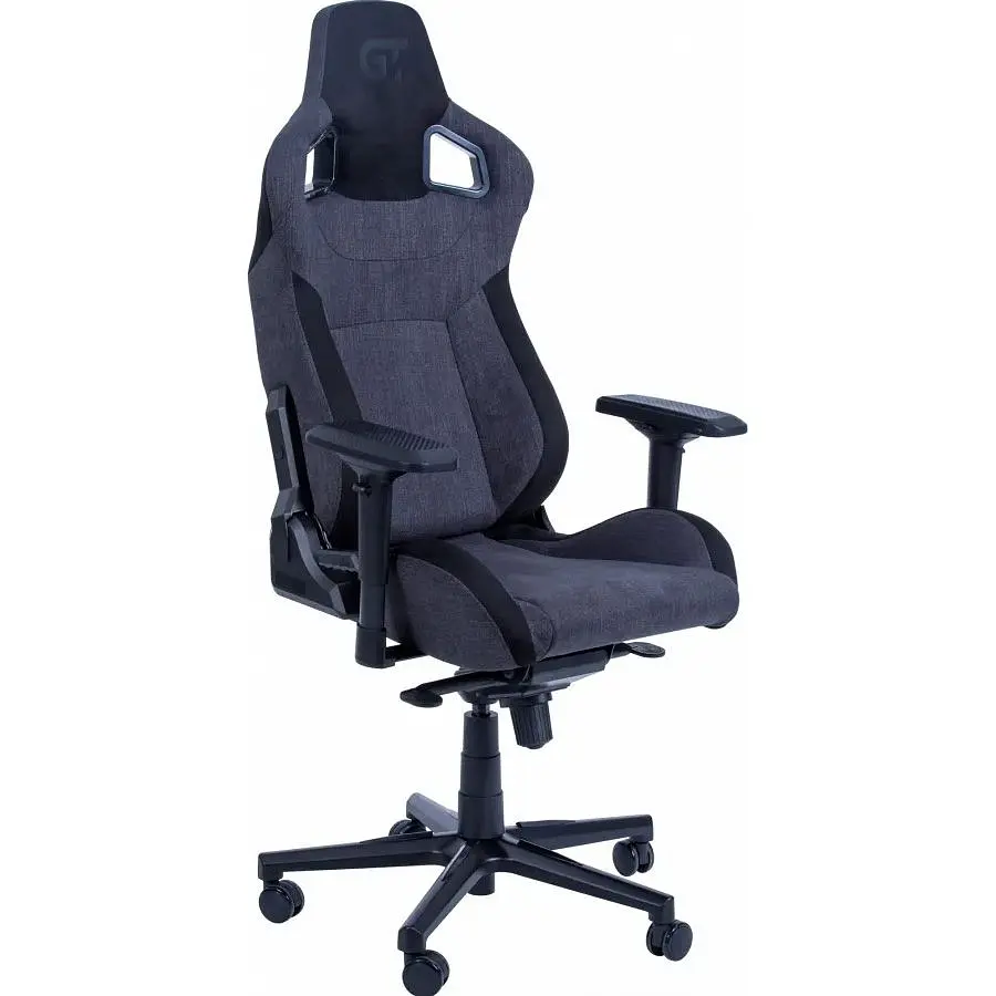Геймерське крісло GT Racer X-8005 Dark Gray/Black Suede [147949] - фото 2