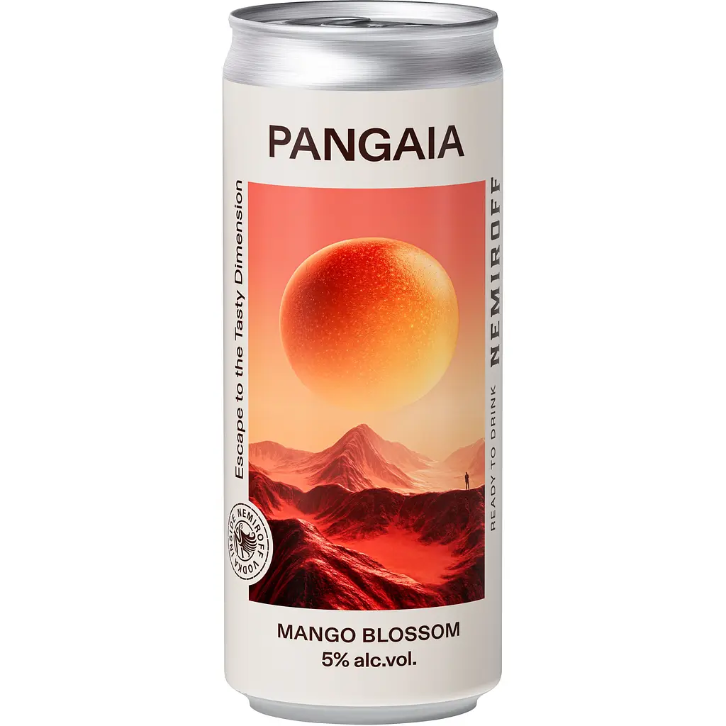 Напиток слабоалкогольный среднегазированный Pangaia Mango Blossom 5% 0.33 л ж/б