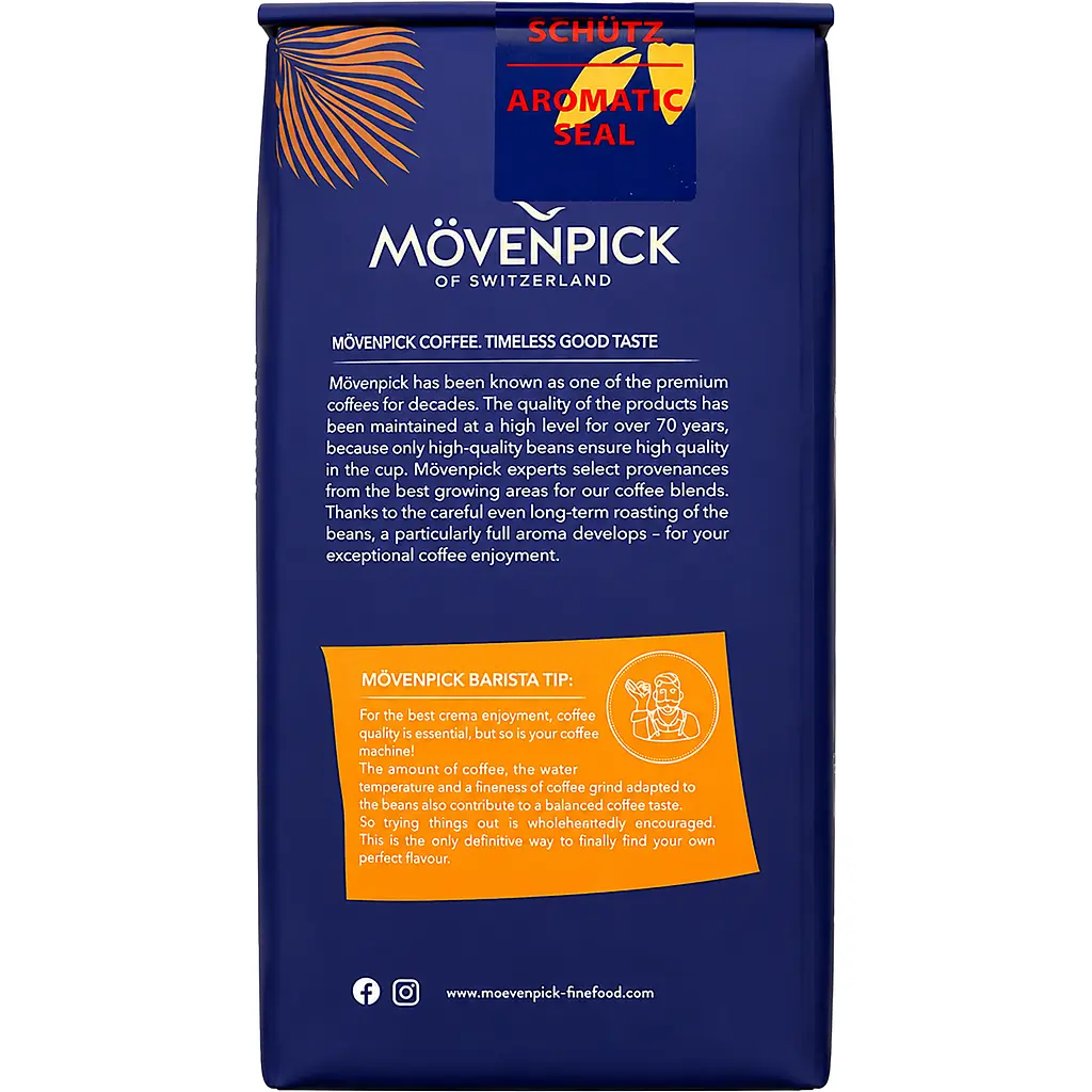 Кава в зернах Movenpick Caffe Crema 500 г (590478) - фото 4