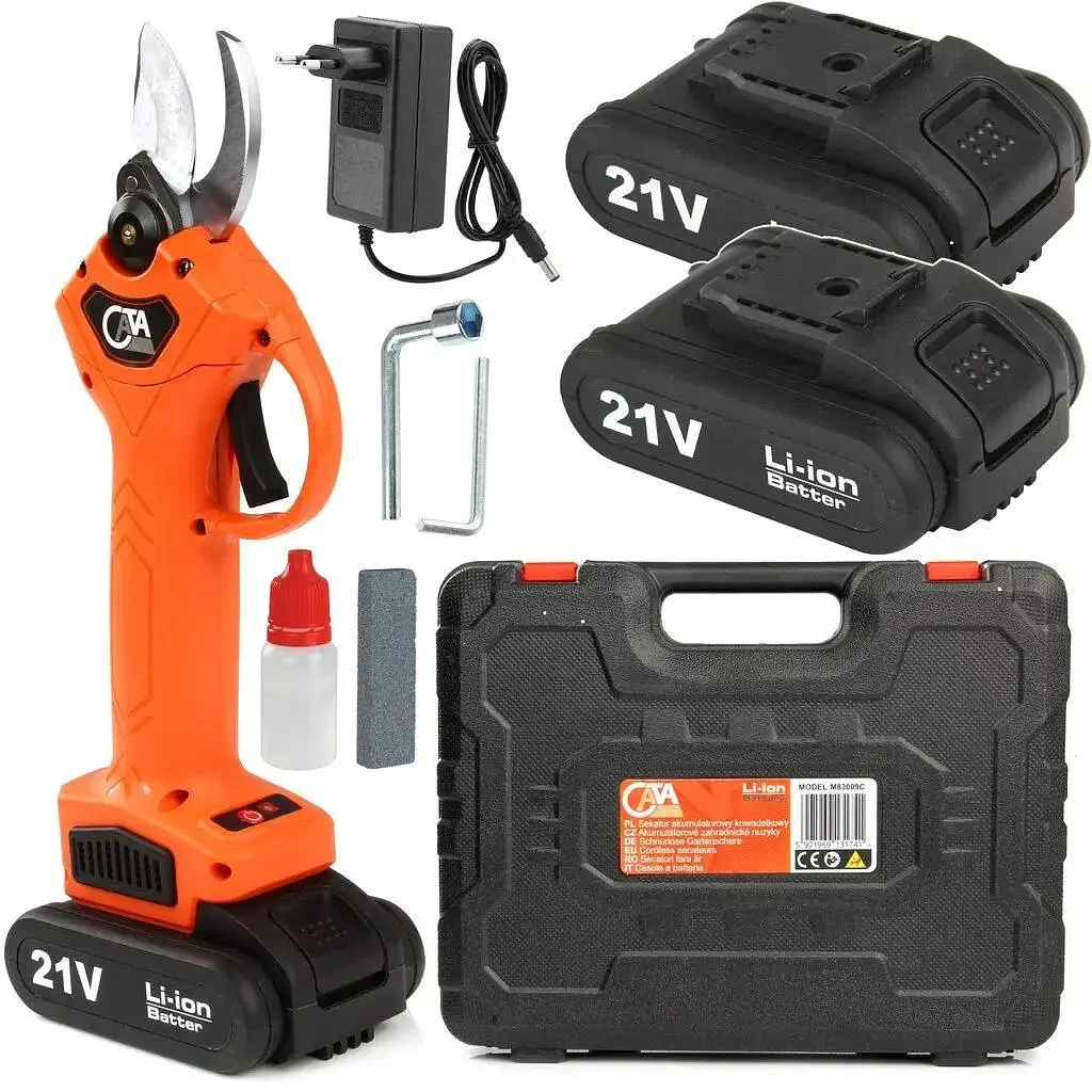 Садові ножиці CATA M83009C акумуляторний секатор + 2 акумулятора - фото 5