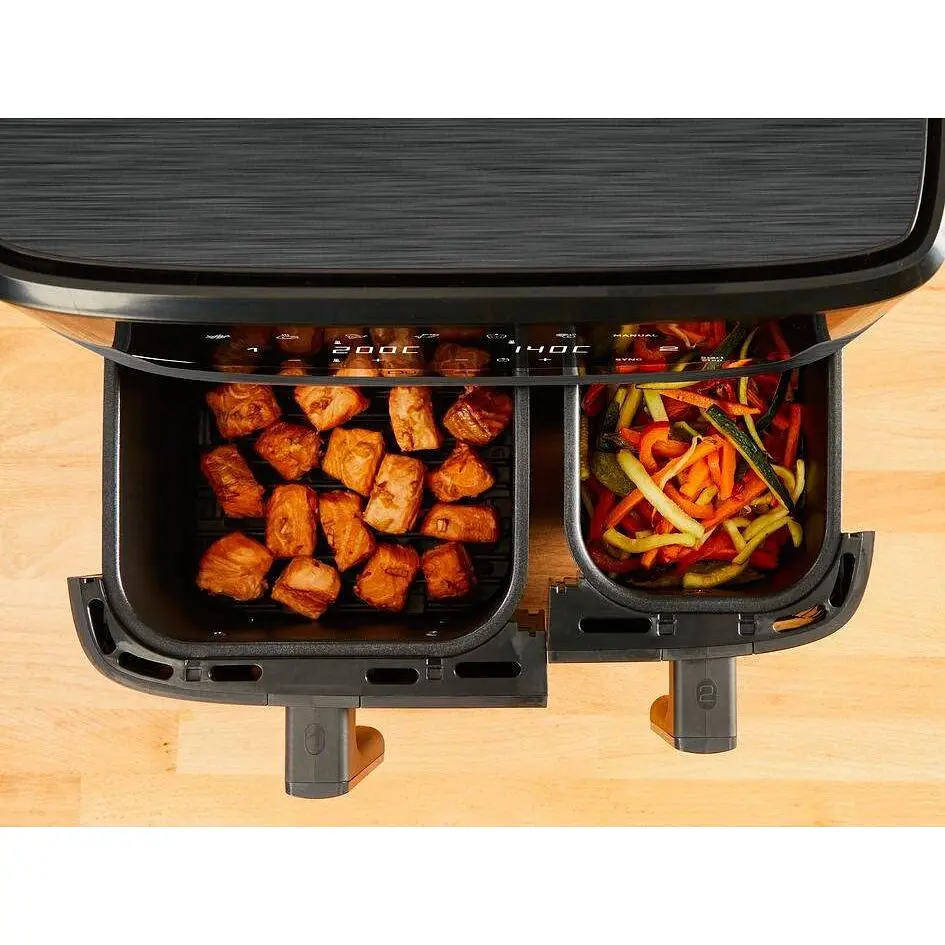 Мультипіч Moulinex Dual Easy Fry 2700 Вт чорна (EZ901H20) - фото 8