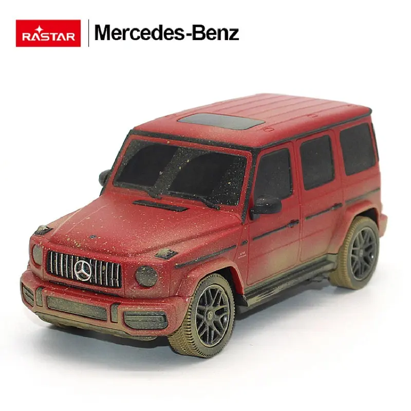 Машинка Rastar Mercedes-Benz G63 AMG на управлении R/C 1:24 красная ГРЯЗНАЯ ВЕРСИЯ 95800-4 - фото 2