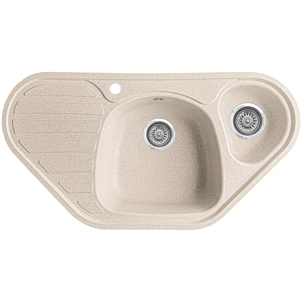 Мойка кухонная Valetti 20N гранитная 950х500 мм бежевая - фото 3