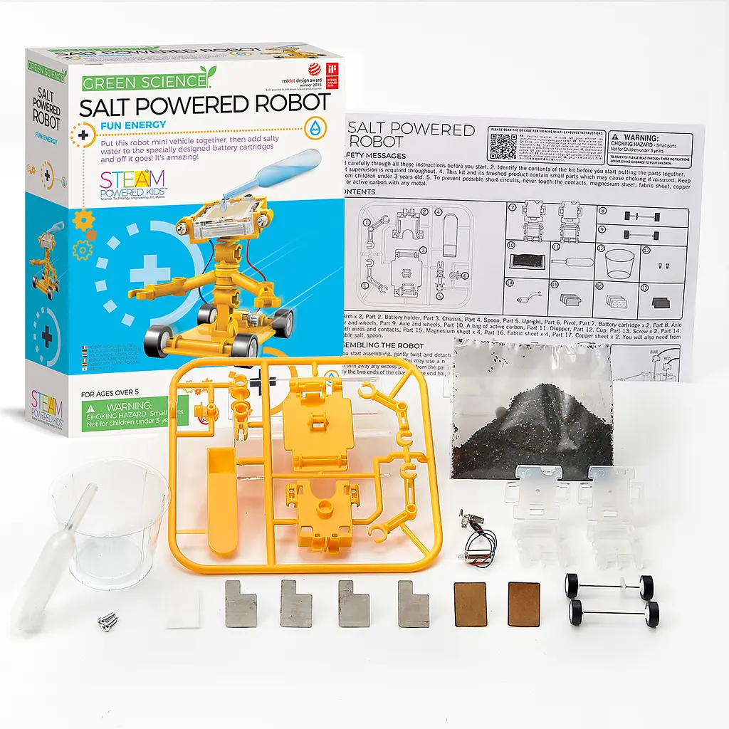 Набор для исследований 4М Робот на энергии соли (00-03353) - фото 4