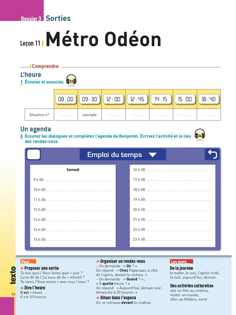 Texto. Niveau 1. Cahier d'activites + CD audio - фото 10