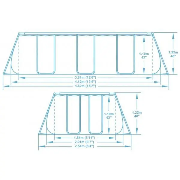 Басейн каркасний Bestway 56456 - фото 8