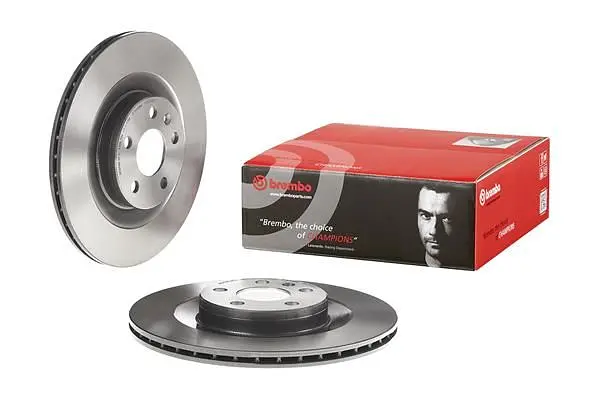 Диск гальмівний вентильований Volvo S60 III, S90 II, XC60 II 14-25р Brembo (09.C938.11) - фото 2