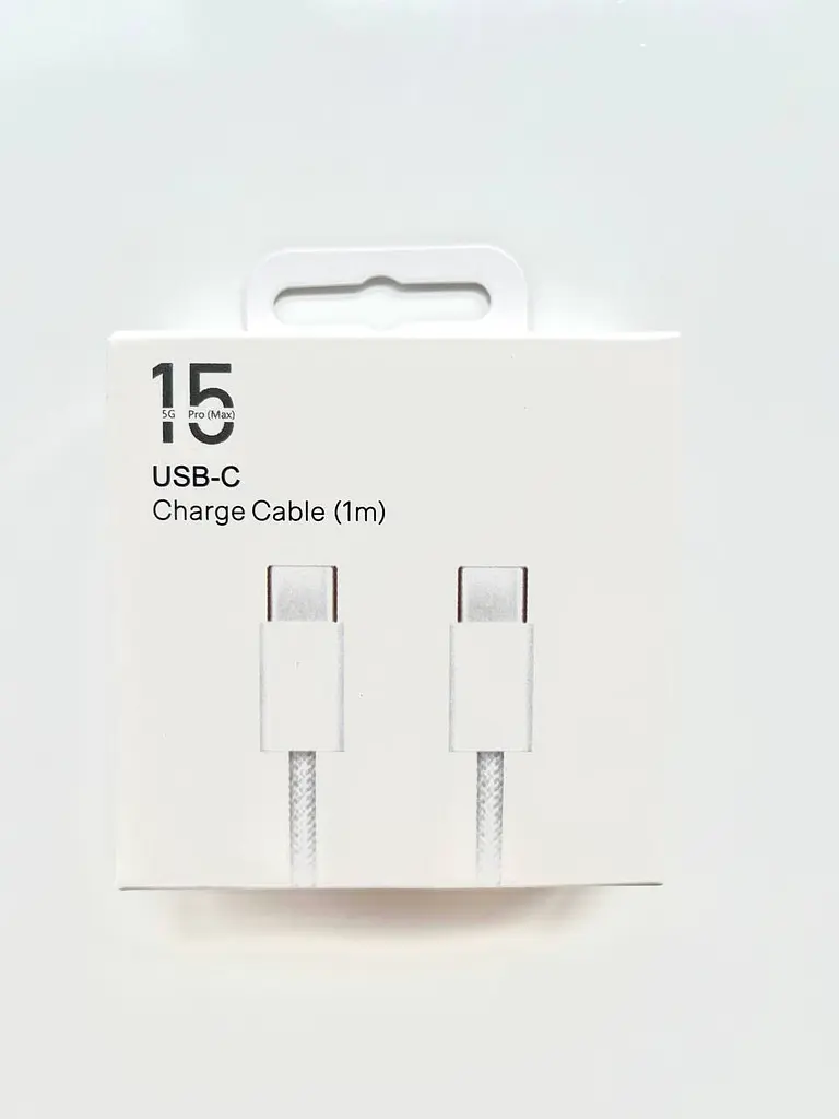 Кабель плетений SX iPhone 15 Type-C to Type-C 1.0 м White (V4T-0031-92) - фото 2