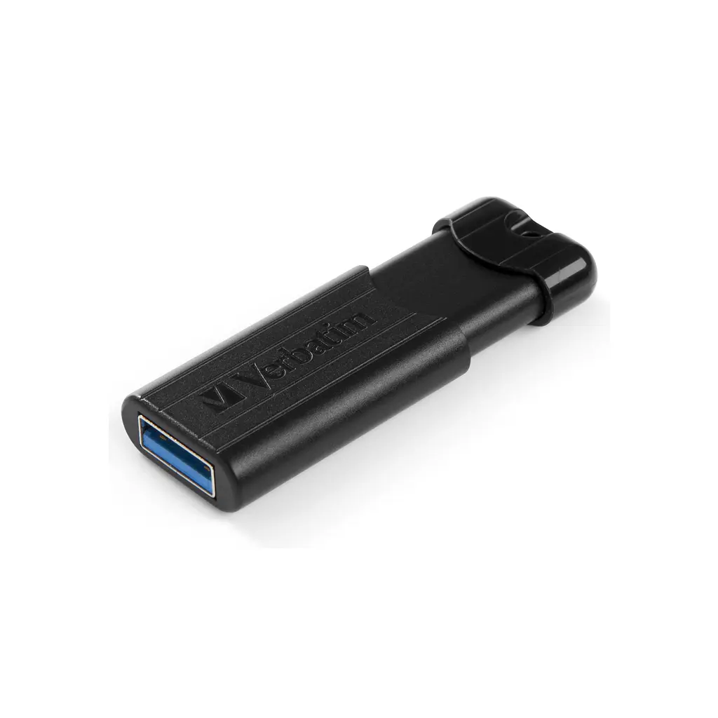 USB флеш накопитель Verbatim 16GB PinStripe Black USB 3.2 (49316) - фото 3
