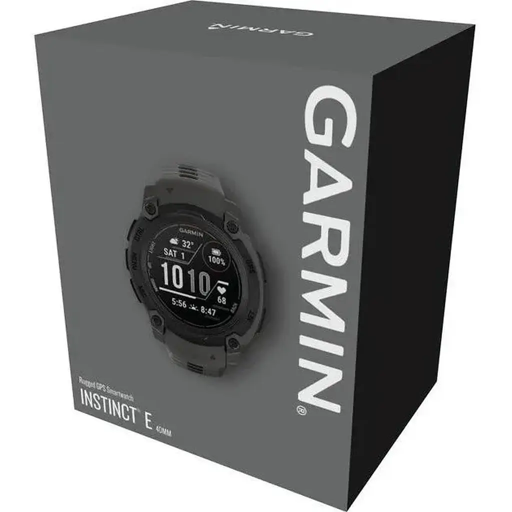Смарт-годинник Garmin Instinct E 40mm Black with Charcoal Band (010-02932-00) - фото 7