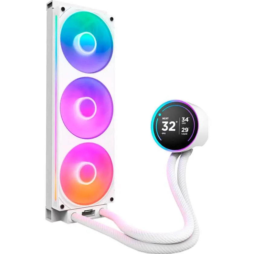 СВО NZXT Kraken Elite 360 RGB White (RL-KR36E-W2) - фото 2