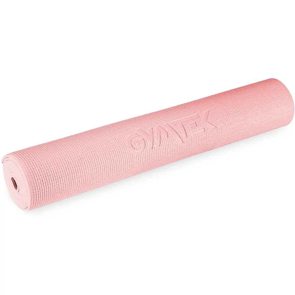 Килимок (мат) для фітнесу та йоги Gymtek 0,5см рожевий - фото 4