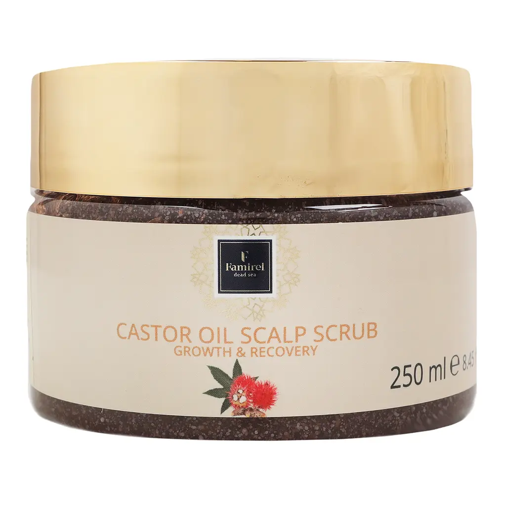 Скраб для шкіри голови Famirel Castor з касторовою олією 250 мл - фото 3