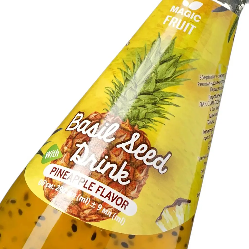 Напій Magic Fruit ананас з насінням базиліку 0.29 л - фото 5