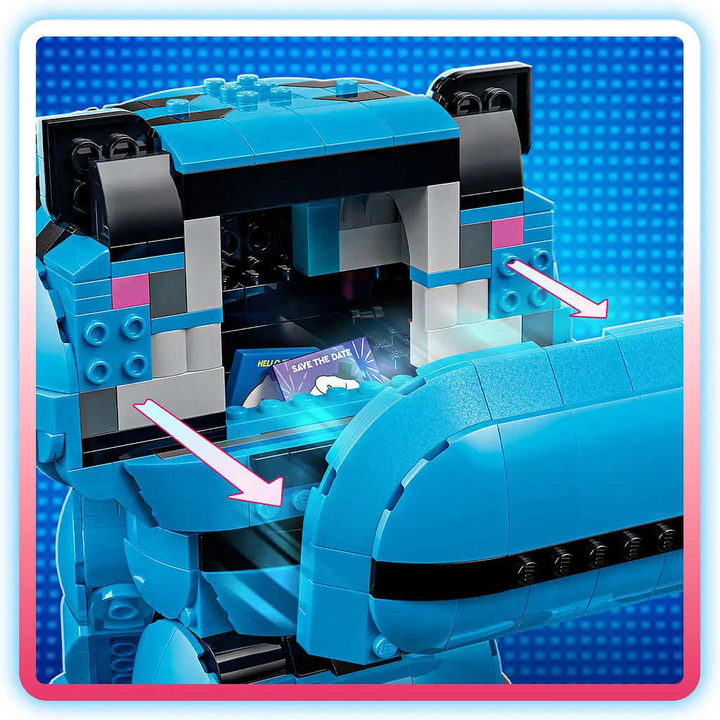 Конструктор LEGO KPop Demon Hunters Тигр Дерпі та пташка Сассі 825 ел. (72537) - фото 7