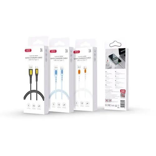Кабель XO NB280 Jian Yan Series Type-C Data Cable 1M 3A Білий - фото 2
