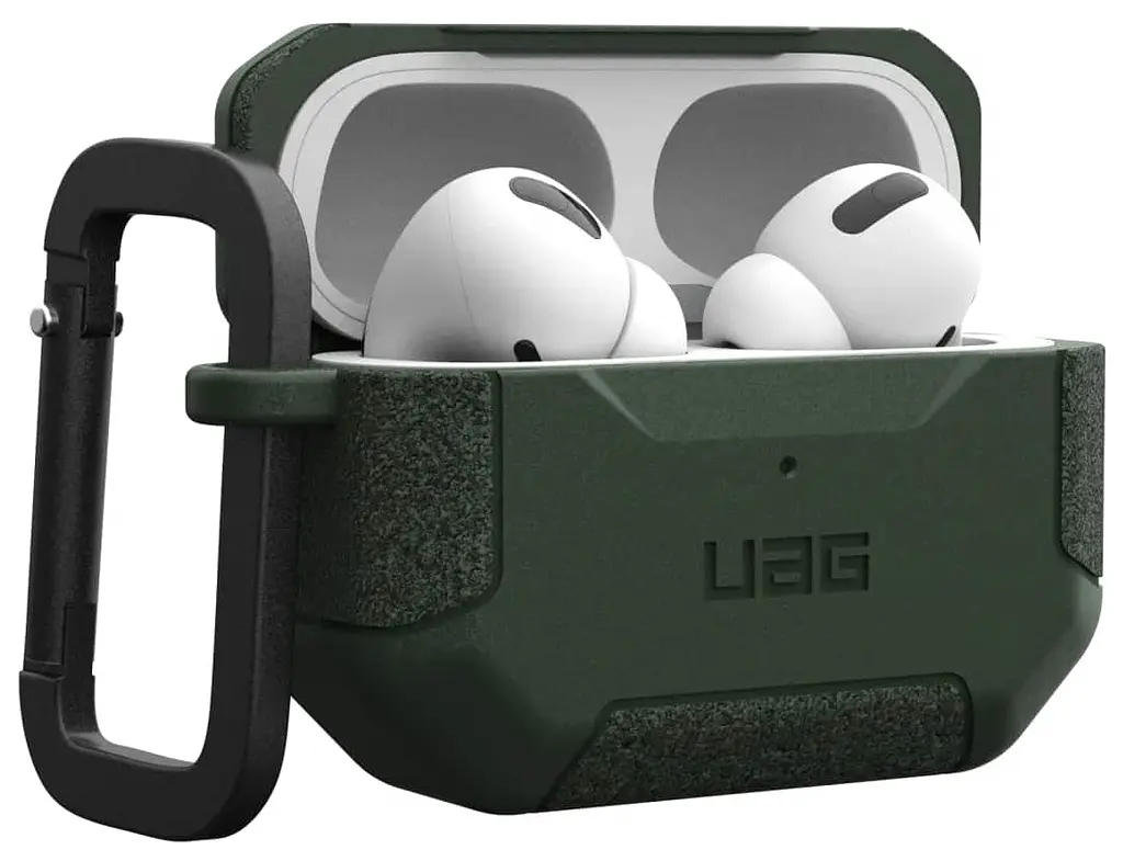 Чехол UAG для AirPods Pro (Gen 2, 2022), Scout, Olive Drab teh0019529 - фото 4