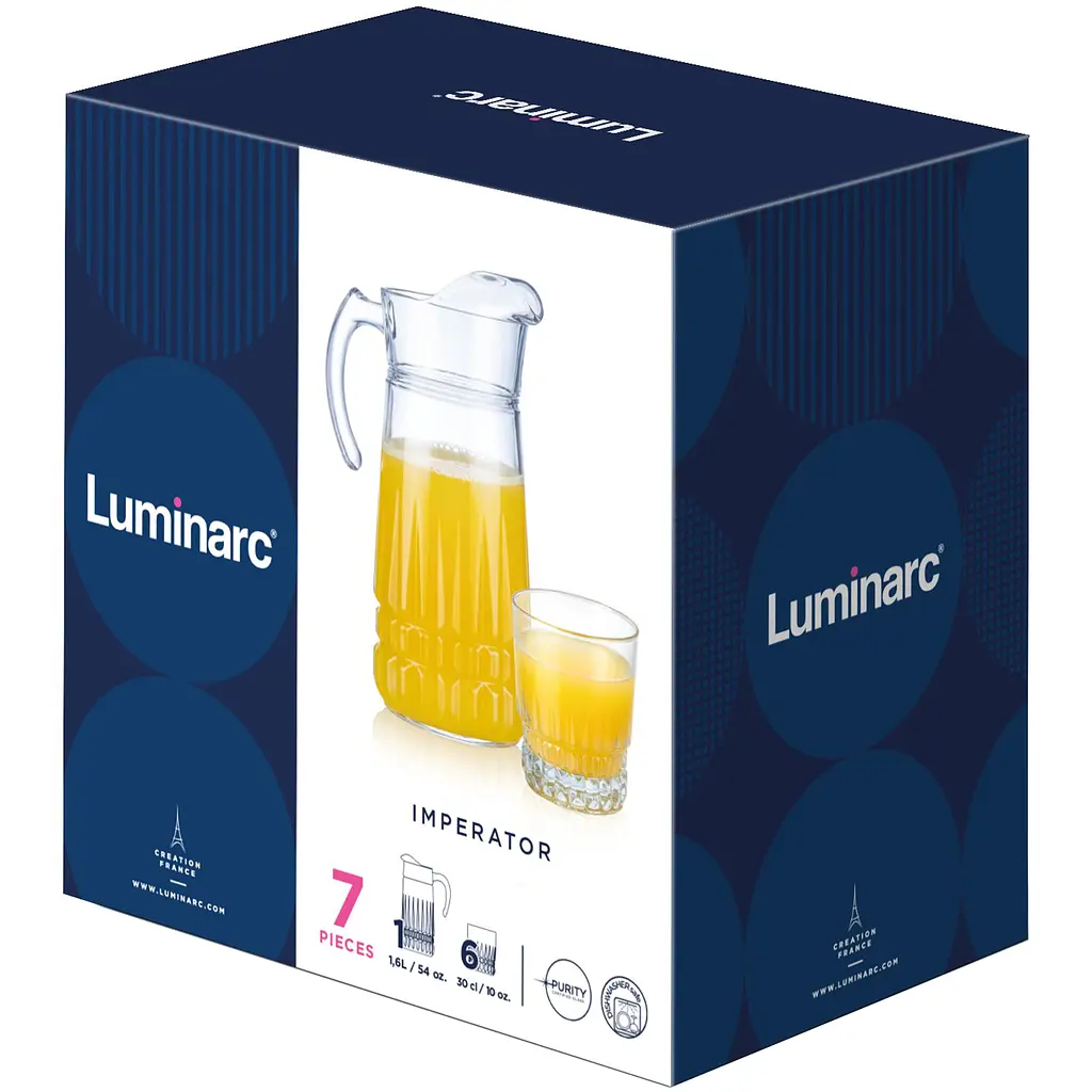 Набір посуду для напоїв Luminarc Imperator 7 предметів (X3036) - фото 2