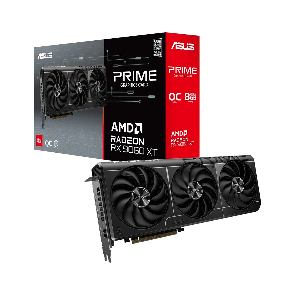 Видеокарта Asus Radeon RX 9060 8Gb Prime OC (Prime-RX9060XT-O8G) - фото 12