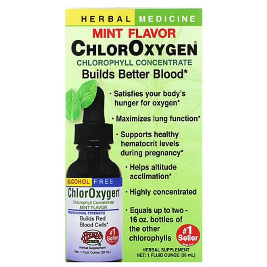 Хлорофилл концентрат Herbs Etc. Chlorophyll Concentrate без спирта 30 мл - фото 2