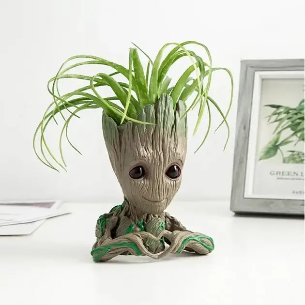 Горщик для квітів та канцелярії Грут Groot G2 + кругла підставка - фото 6