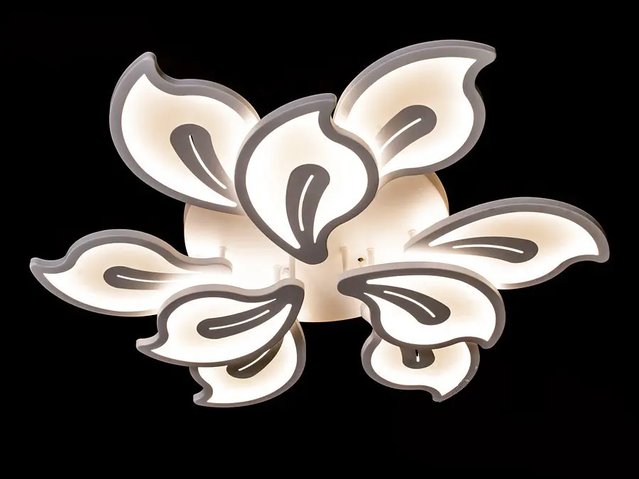 Люстра светильники потолочне светодиодные лед Diasha 8093/6+3WH dimmer - фото 4