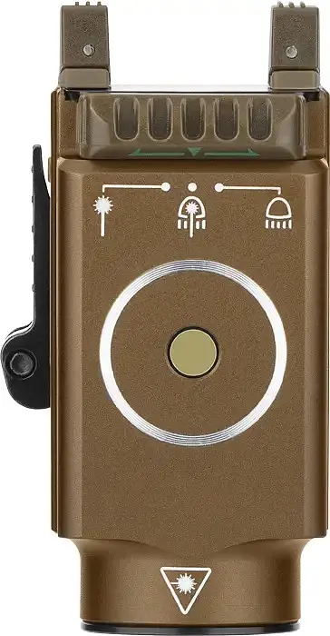 Фонарь с ЛЦВ Olight Baldr S Green Laser Desert Tan - фото 6