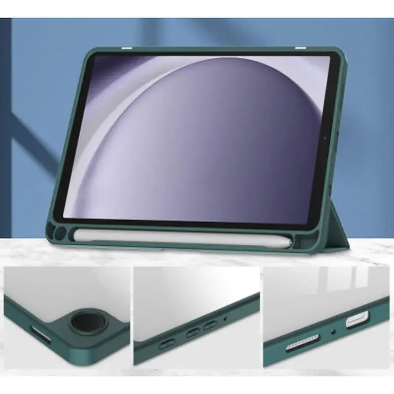 Чохол до планшета BeCover Soft Edge stylus holder Samsung Tab A9 SM-X115 8.7" Dark Green (710357) - фото 4