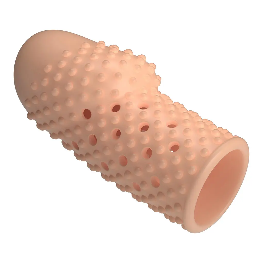 Насадка на пеніс Pretty Love Penis Sleeve Becks, 8 см (тілесний) - фото 5