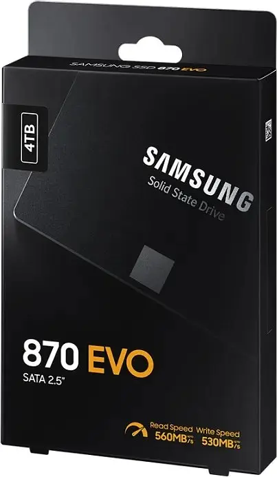 SSD накопичувач Samsung 870 EVO 4TB (MZ-77E4T0BW) MZ-77E4T0BW - фото 2