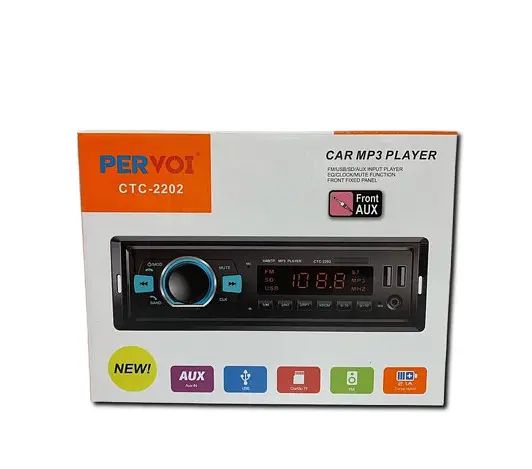 Автомагнітола Pervoi з потужним FM-тюнером XPRO CTC-2202 MP3 1DIN (44846-CTC-2202_370) - фото 3