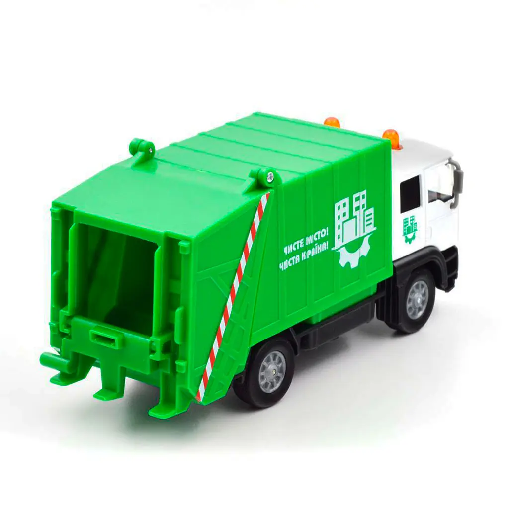 Автомодель TechnoDrive City service Сміттєвоз зелена (510705.270) - фото 5