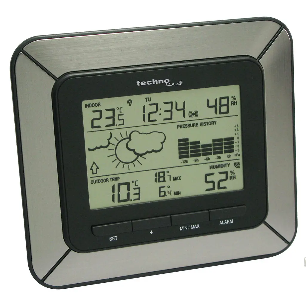 Метеостанція Technoline WS9273 IT Alu/Black (WS9273), Чорний - фото 5