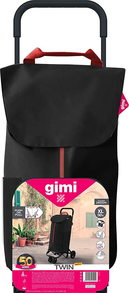 Сумка-візок Gimi Twin Black (169325) - фото 3