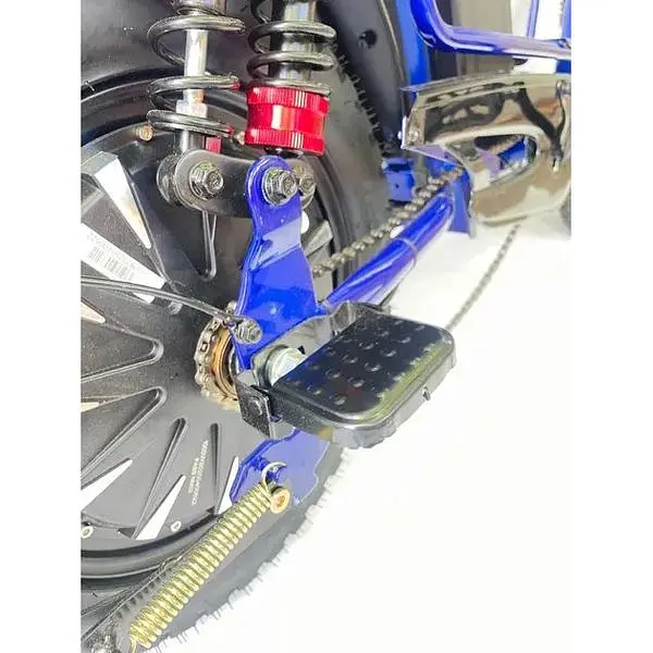 Электровелосипед Minako Monster Pro 16" 1000W 60V 30Ah гидравлические тормоза синий - фото 14