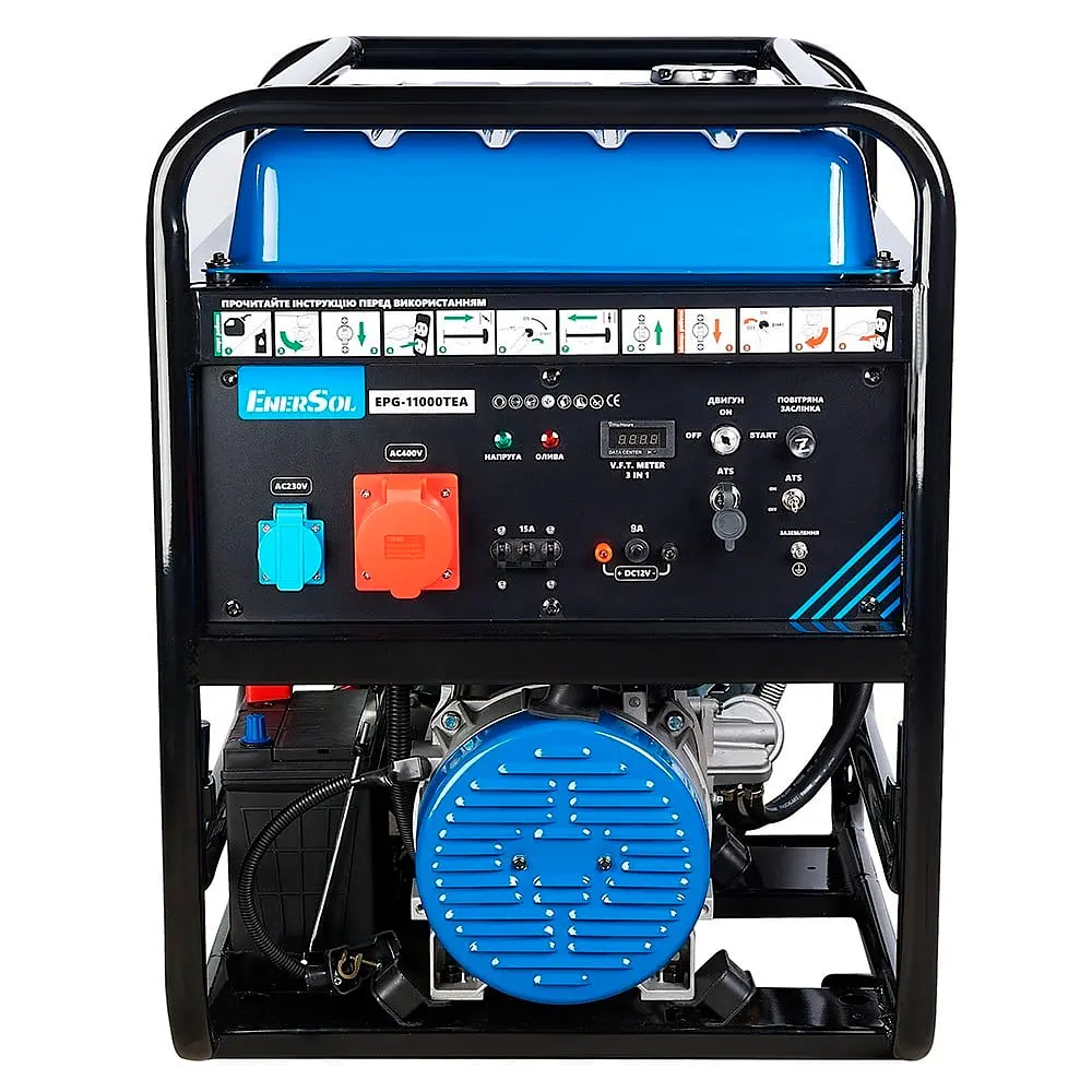 Бензиновый генератор 10 кВт EnerSol EPG-11000TEA (41-00473) - фото 6