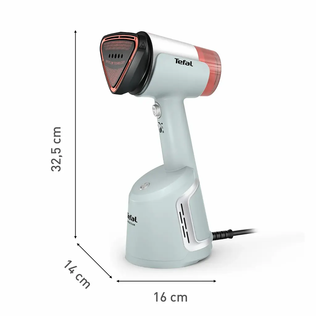 Tefal Отпариватель компактный AeroSteam, 1400Вт, 100мл, постоянный пар - 20гр, светло-зеленый - фото 4