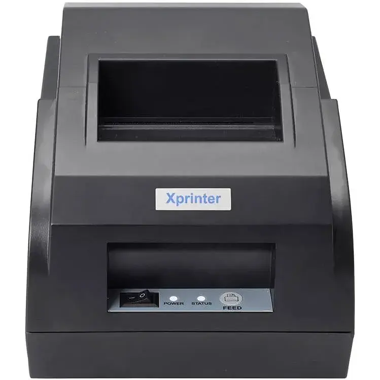 Принтер чеків Xprinter (термодрук, 90 мм/с, стрічка 58 мм, USB, чорний) (XP-58IIL)