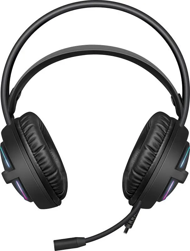 Ігрова гарнітура Defender Dexter RGB кабель 2.2 м чорна (64595) - фото 7