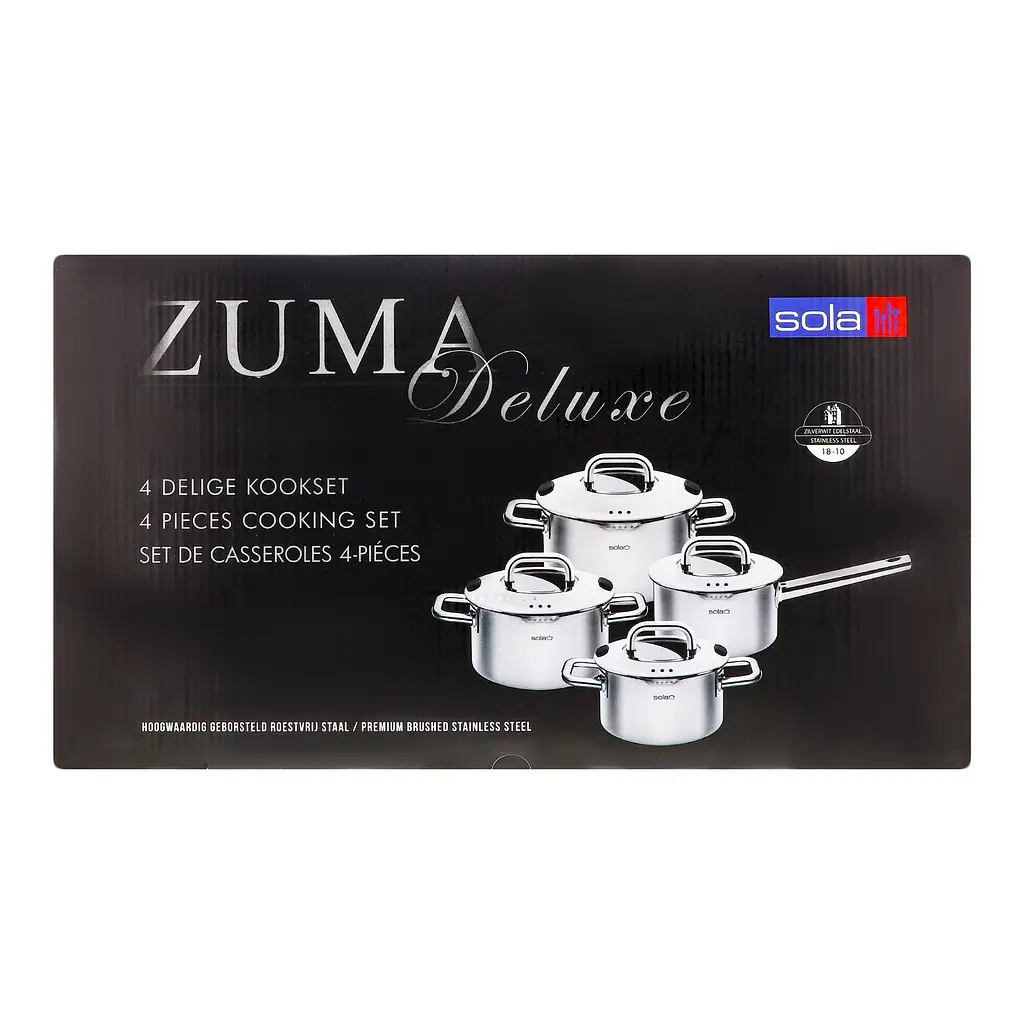 Каструля Sola Zuma з кришкою 6 л 24 см (13ZUMA824) - фото 6