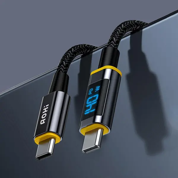 Кабель Xiaomi Aohi Olympian Charging Cable Type-C to Type-C 140W 1.2m - фото 5