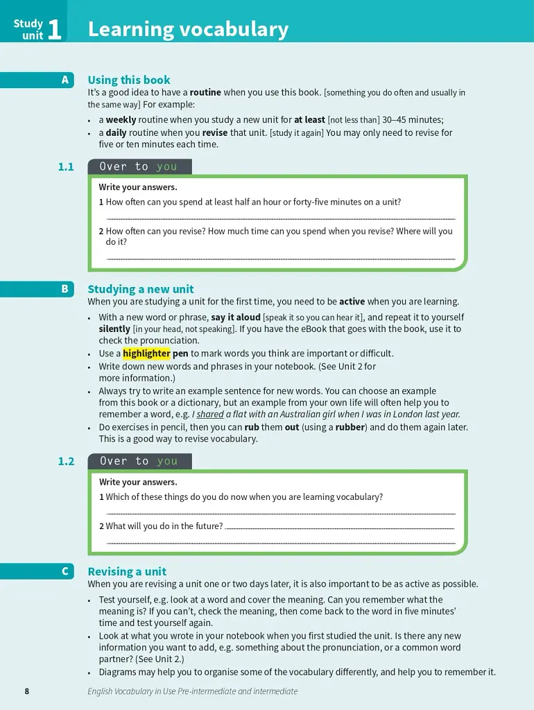 English Vocabulary in Use Pre-intermediate and Intermediate. Book with Answers and Enhanced eBook. Vocabulary Reference and Practice (4th Edition) - фото 3