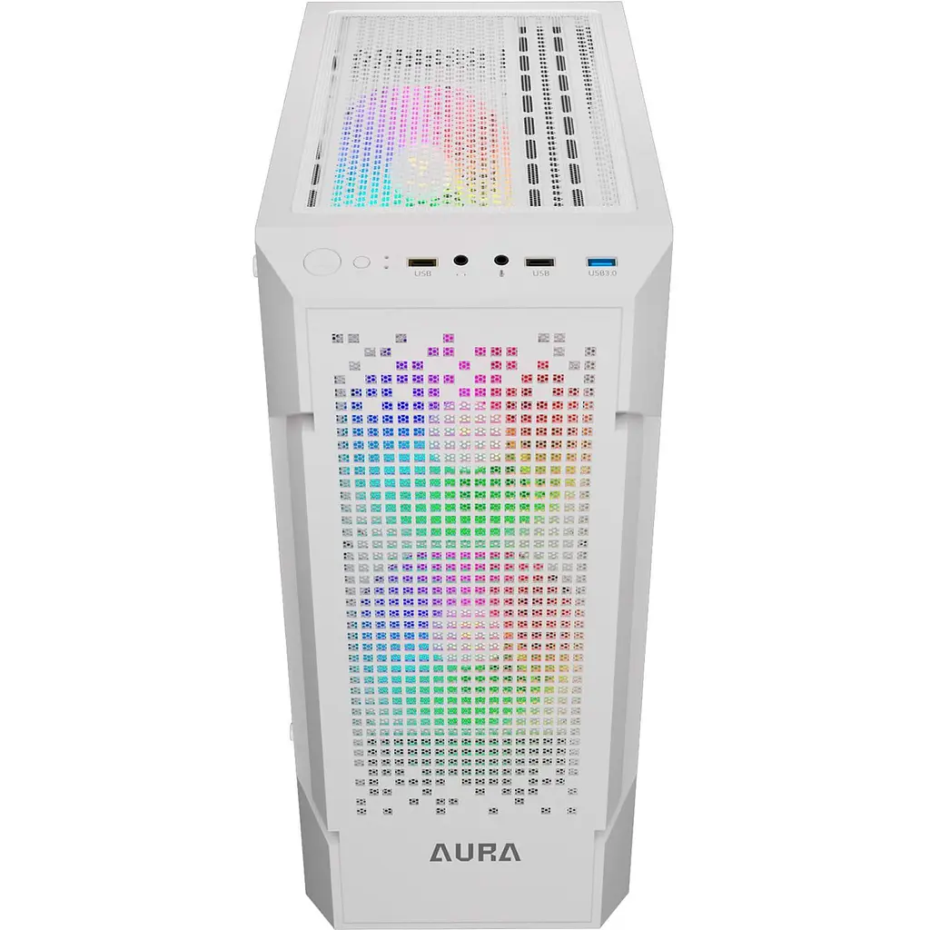 Корпус GAMDIAS AURA GC7 ARGB Tempered Glass без БП White (4711514500684) - фото 3