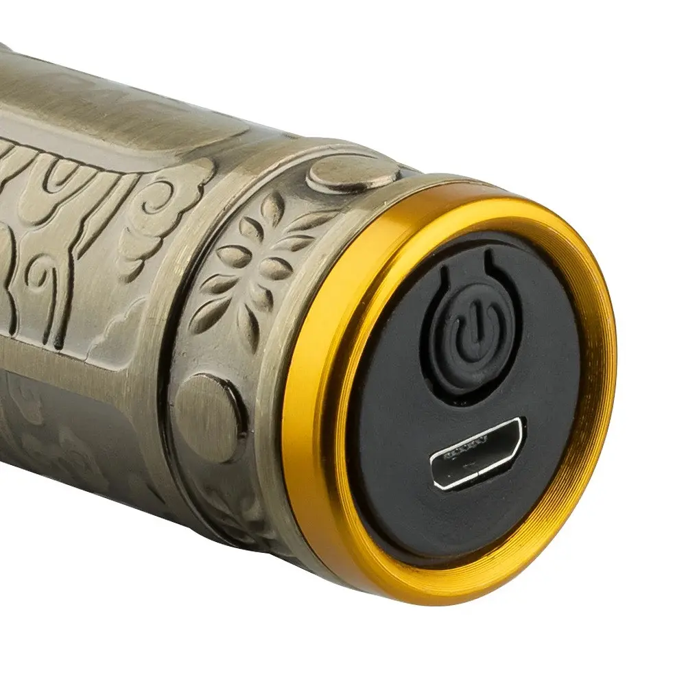 Тример акумуляторний для бороди та волосся RAF R.430 5W Gold - фото 7