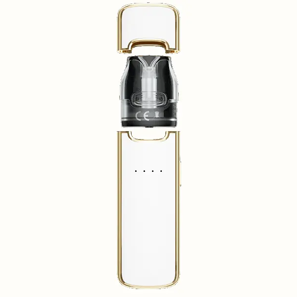 Под-система електронна сигарета VooPoo  Vmate E Pod Kit 1200 mAh 3 ml White inlaid Gold (10726) - фото 4