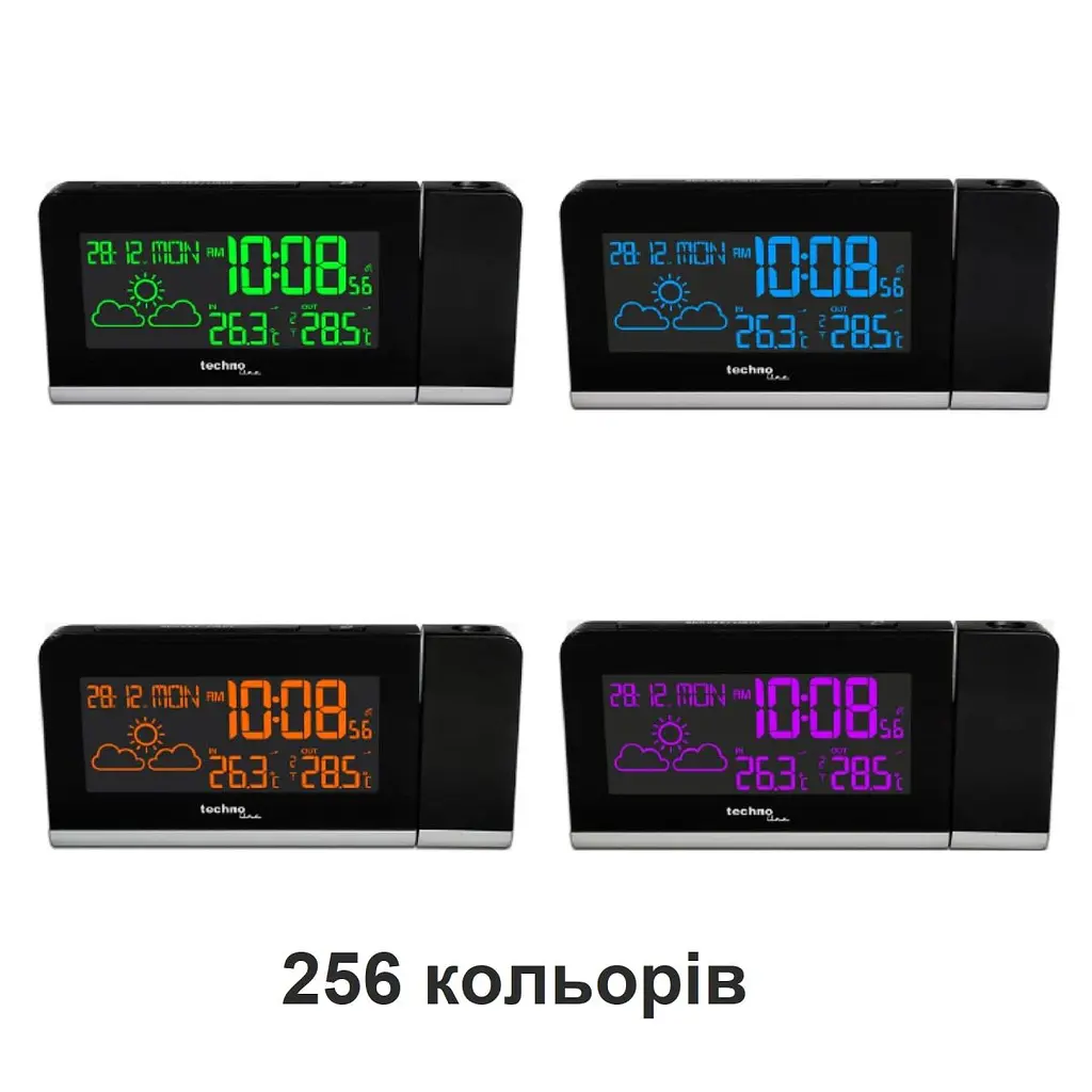 Годинник проекційний Technoline WT539 Black (WT539) - фото 5