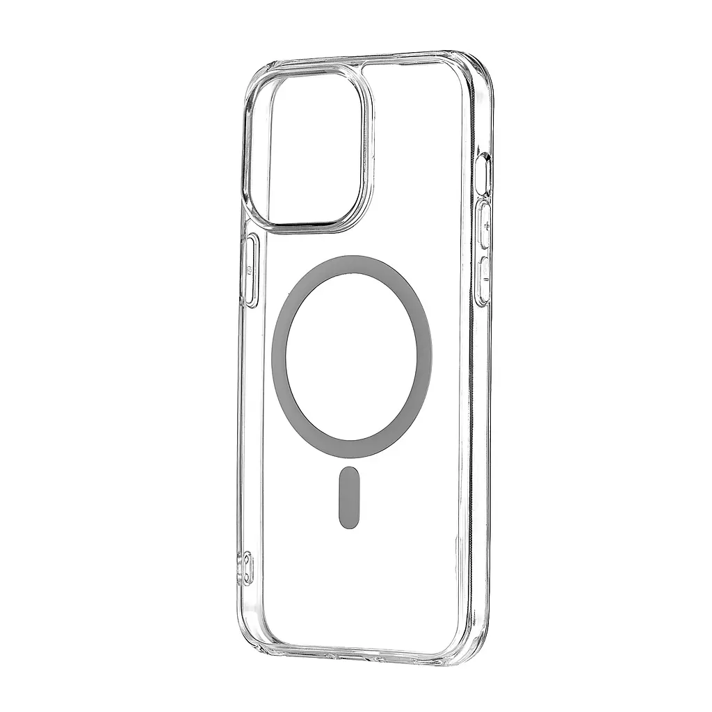 Чохол Silicone Clear Case with MagSafe iPhone 15 Pro Max Transparent