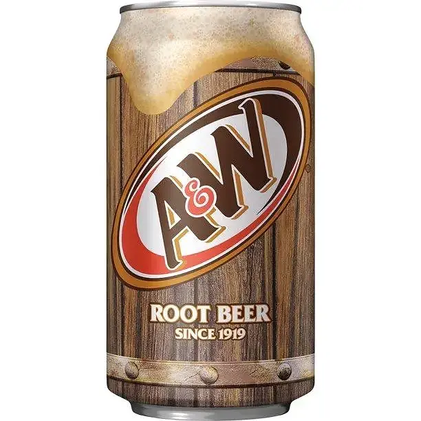 Газований напій A&W Root Beer Soda Pop Mini 221 мл